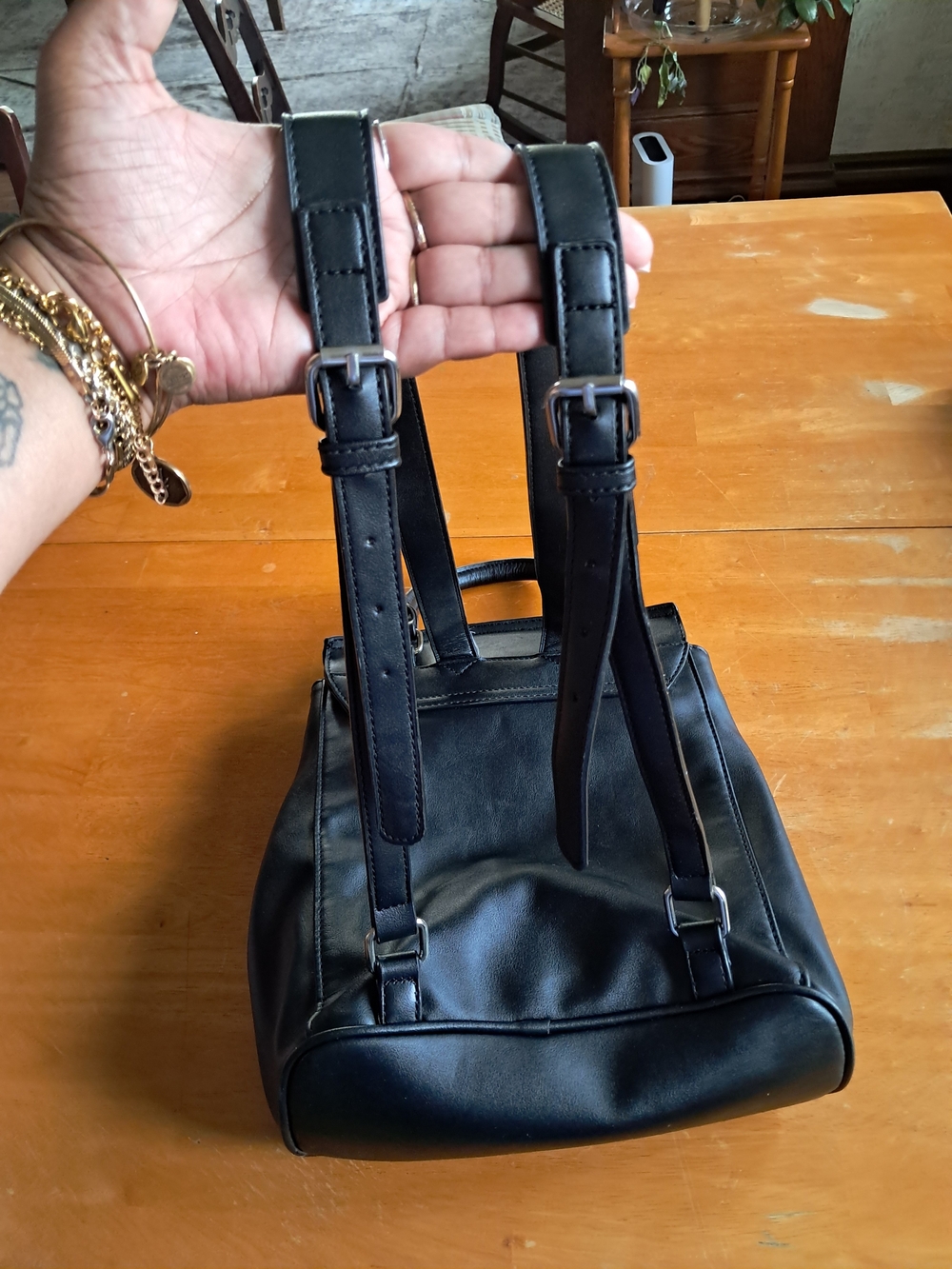 Nine West Ruffle-Trim Mini Backpack - Picture 11 of 11